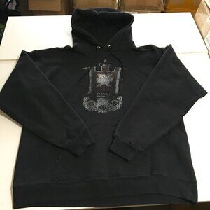 World of Warcraft Mens Medium Hoodie Sweatshirt Black Blizzard